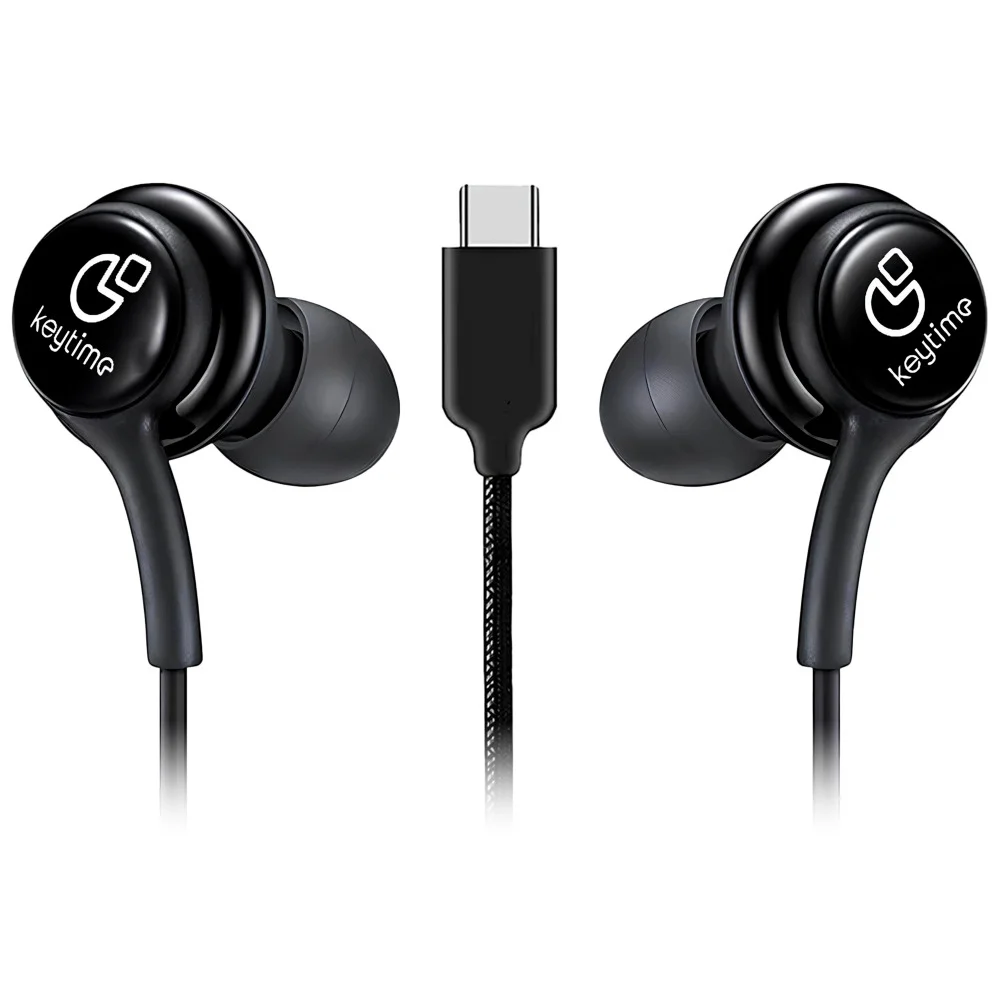 Imagem 1 de 4 do produto Fone De Ouvido Keytime Soundwave Usb Tipo C C/ Mic Preto