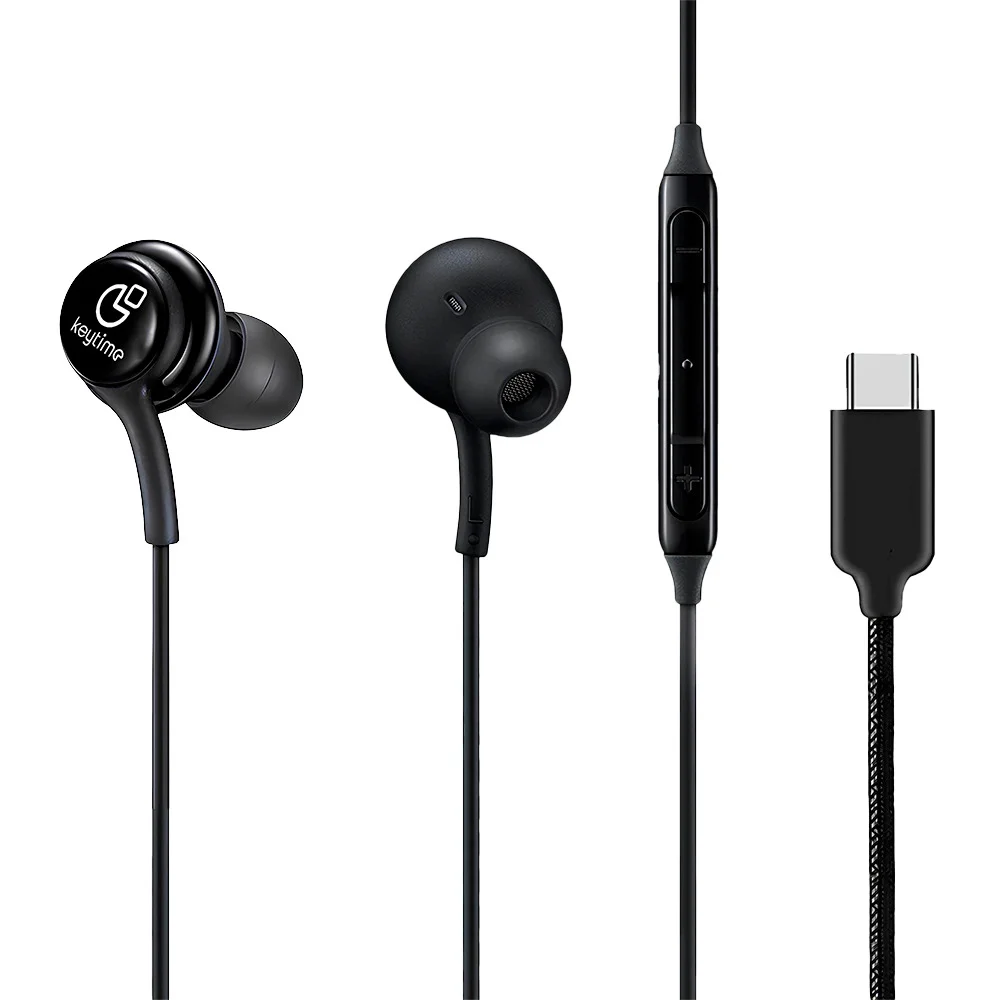Imagem 3 de 4 do produto Fone De Ouvido Keytime Soundwave Usb Tipo C C/ Mic Preto