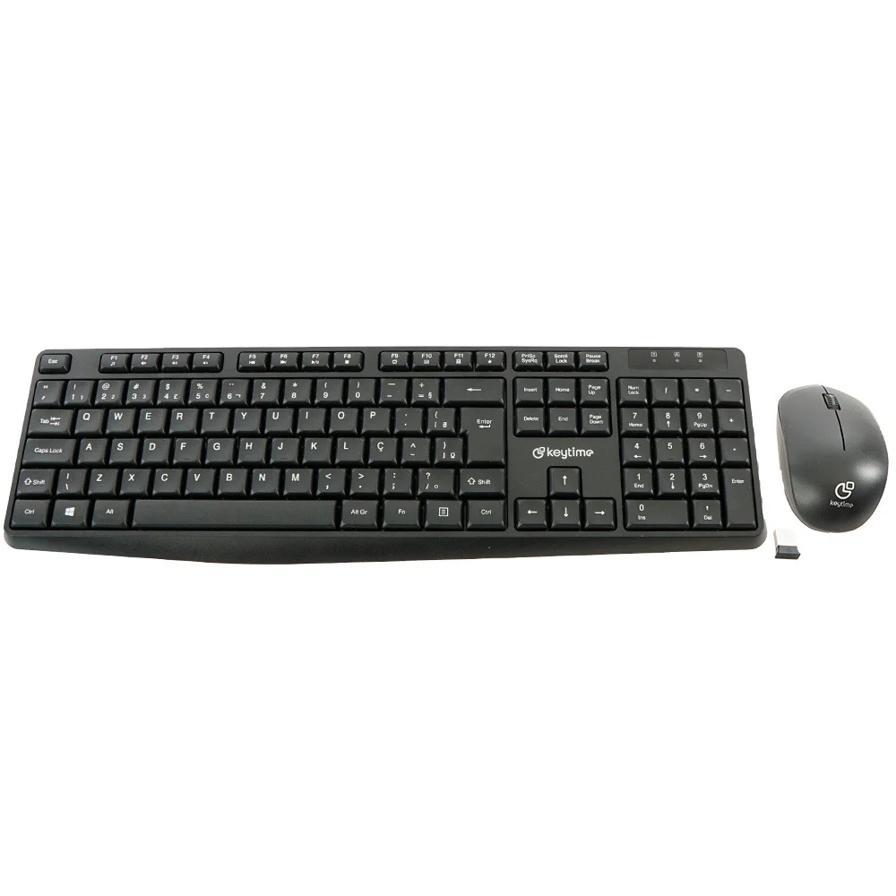 Imagem 2 de 4 do produto Kit Teclado E Mouse Keytime Office Executivo - Kyt00013