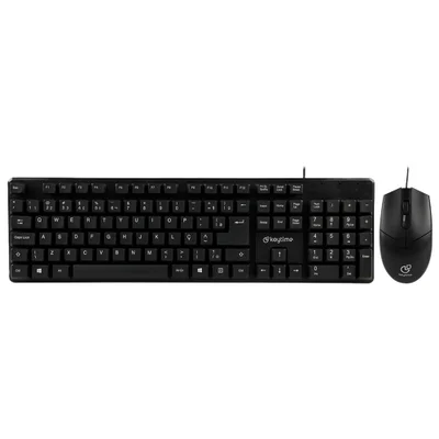 Kit Teclado E Mouse Keytime Office Minimal C/fio Kyt00015