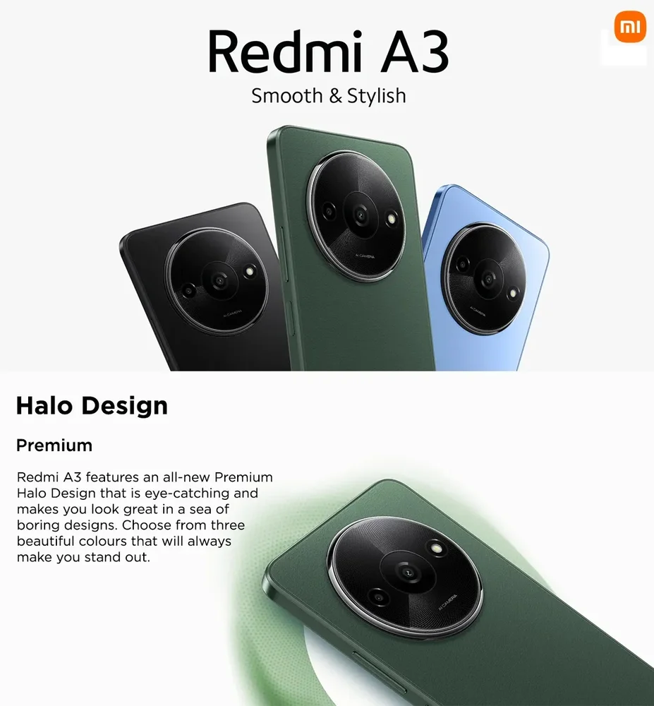 Xiaomi Redmi A3 フォレストグリーン Xiaomi Redmi A3 4GB 128GB
