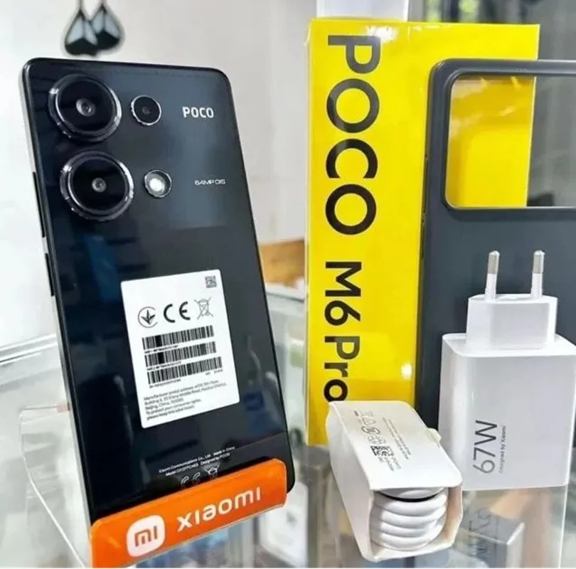 POCO M6 Pro ブラック Xiaomi Xiaomi POCO M6 Pro 8GB+256GB Global Version (Black) - Eletrosam