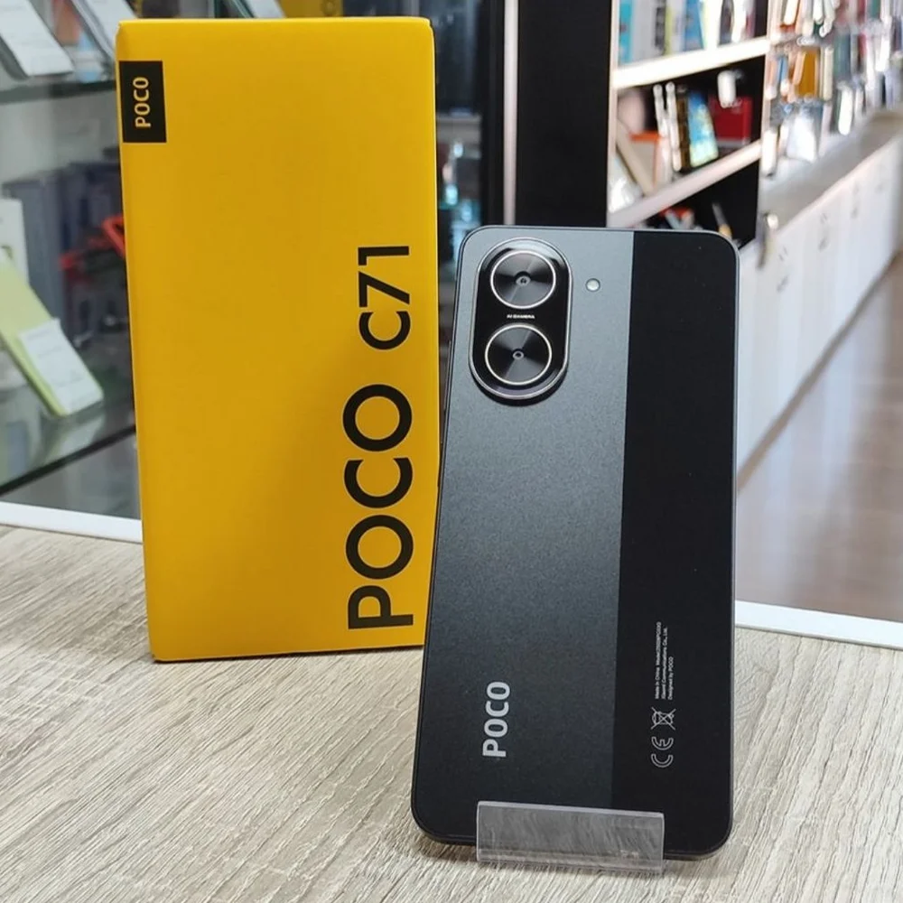 Xiaomi Smartphone POCO C71 4GB RAM 128GB ROM 6,67 display 15W 32MP 5200 mAh Battery Global version