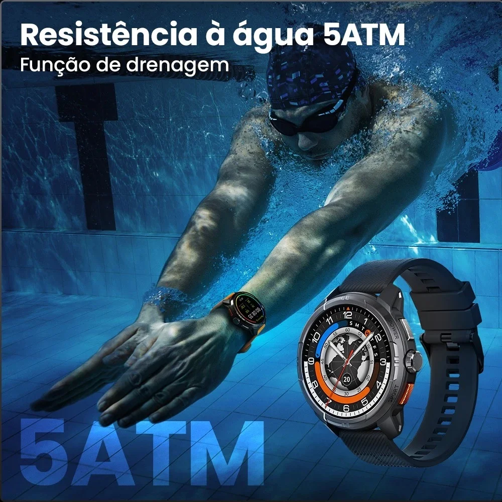 Imagem 3 de 5 do produto Smartwatch Relógio Haylou Solar Ultra AmoLED 1,6" Gps Integrado 5
