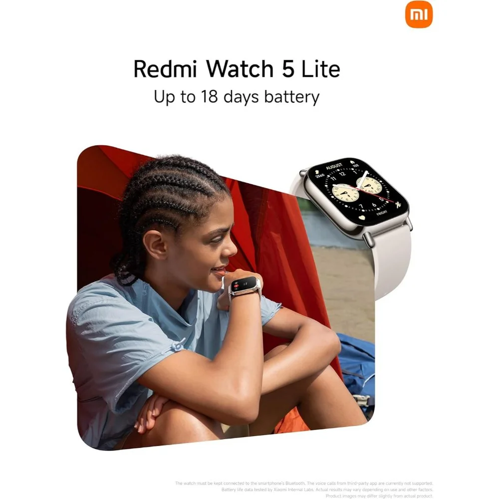 Imagem 5 de 5 do produto Relógio Smartwatch Redmi Watch 5 Lite Gnss Gps AmoLED Cor:preto