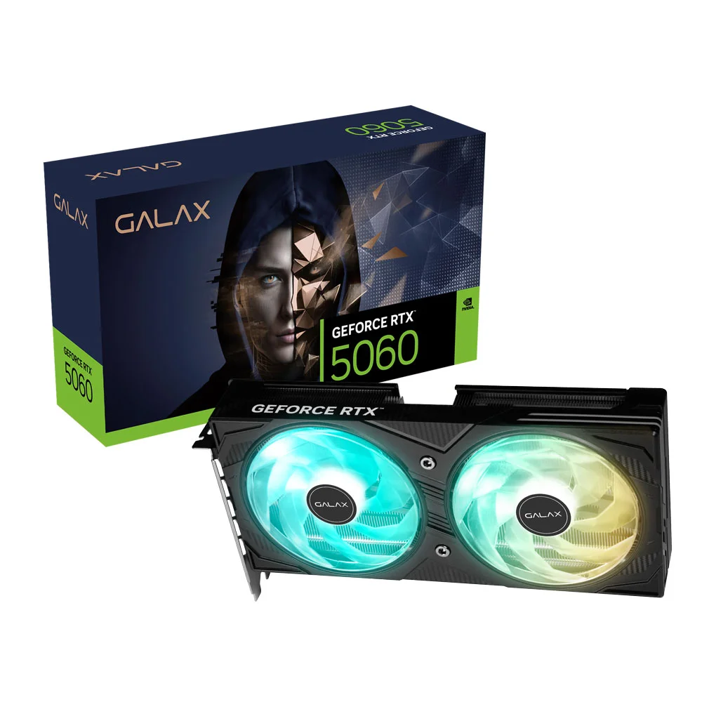 Placa De Video Galax Geforce RTX 5060 Ex 8GB Gddr7 128-bit - 56nsn8mddaex