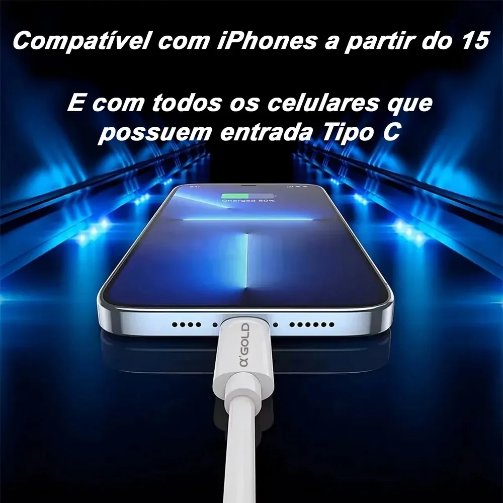 Imagem 2 de 5 do produto Carregador Rápido Para Celular Com Entradas Usb E Pd – Proteção Total