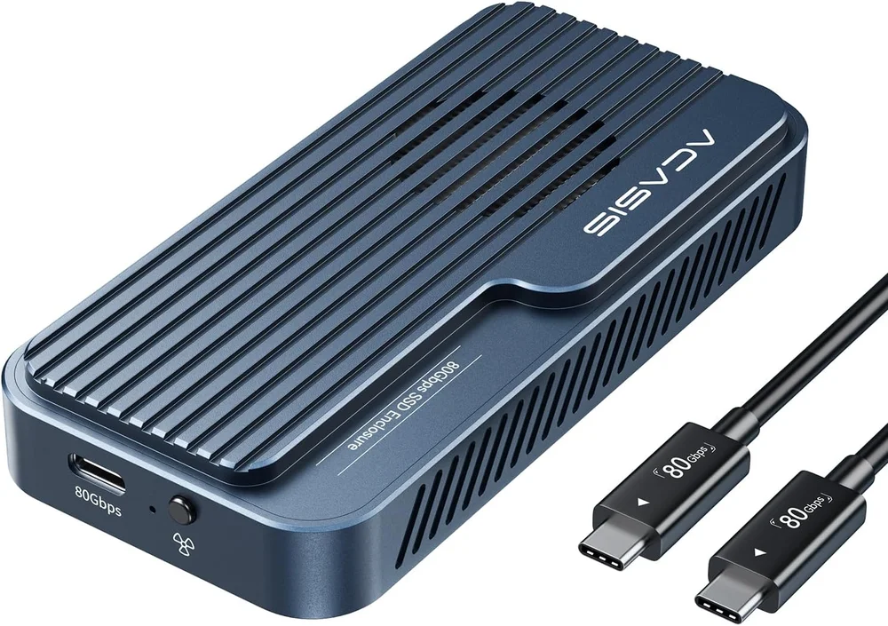 Case Externo Para SSD Nvme M.2 Thunderbolt 5 80gbps Case Externo Para SSD Nvme M.2 Thunderbolt 5 80gbps