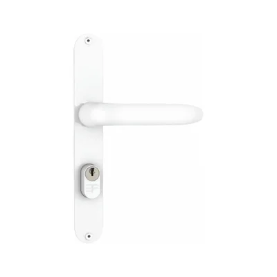 Fechadura Perfil Estreito 522/11250 Externa Espelho Branco 21mm Cil50 3f