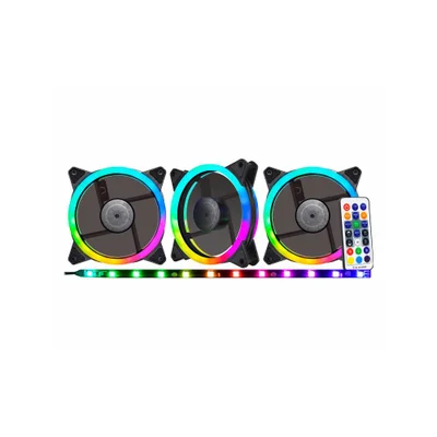 Kit Fan Cooler Argb Sync Ii + Fita Led , 120x120mm - Aaea - K-mex