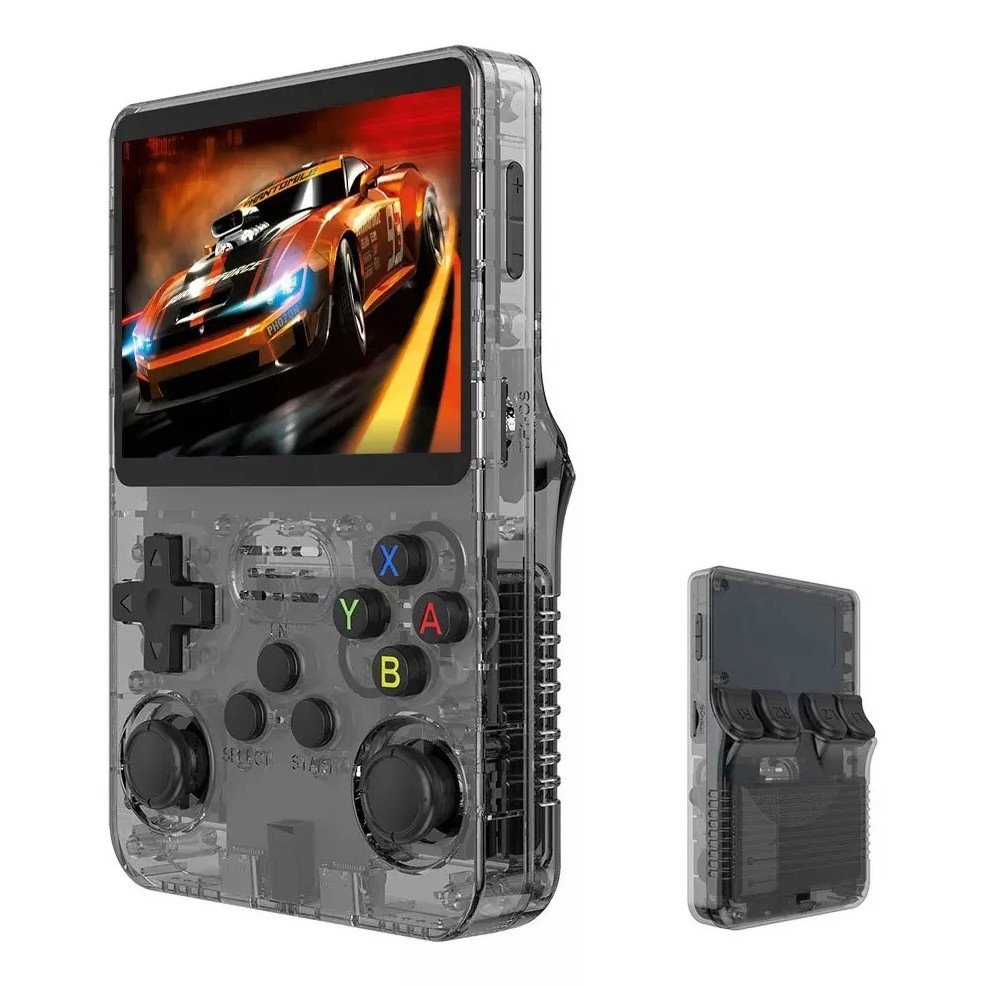 Vídeo Game Console Portátil Retrô R36s Tela 3.5pol 64gb