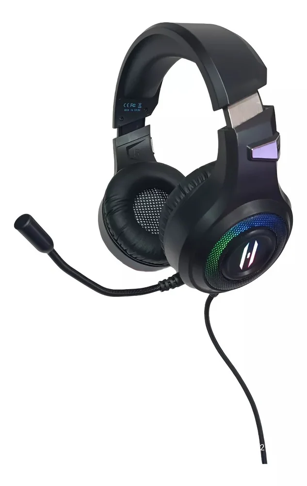 Imagem 4 de 5 do produto Headset Gamer Usb Audio 7.1 Haste Flexivel E Iluminação RGB Lehmox Ley - 2249