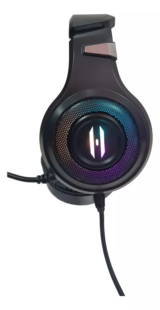 Imagem 5 de 5 do produto Headset Gamer Usb Audio 7.1 Haste Flexivel E Iluminação RGB Lehmox Ley - 2249