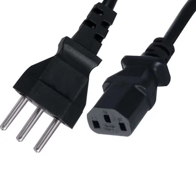 Cabo De Força Energia Para Fonte Atx Tripolar 1.5m 3x0.5 Novo Padrão - Bivolt