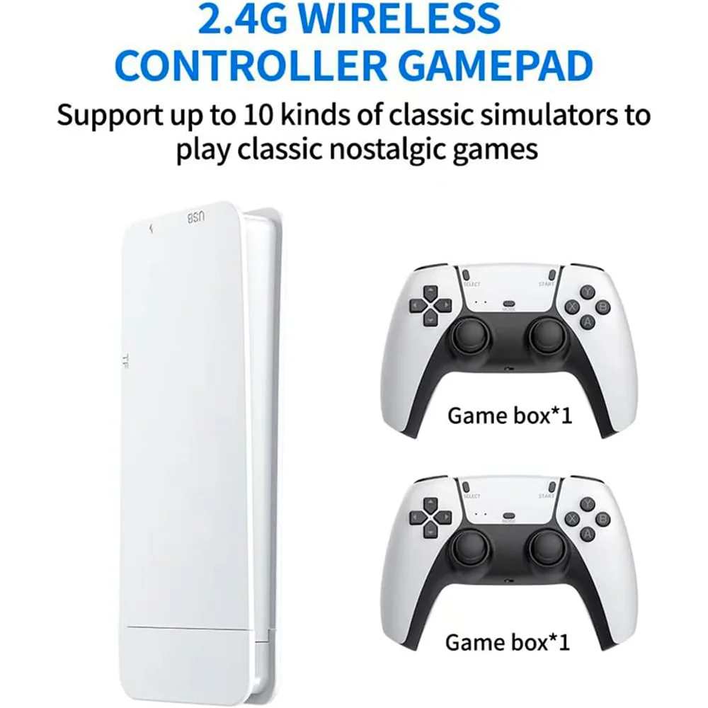 Imagem 3 de 5 do produto Novo Game  Retro M15 Pro 30.000 Jogos Jogos + 2 Controles HDMI