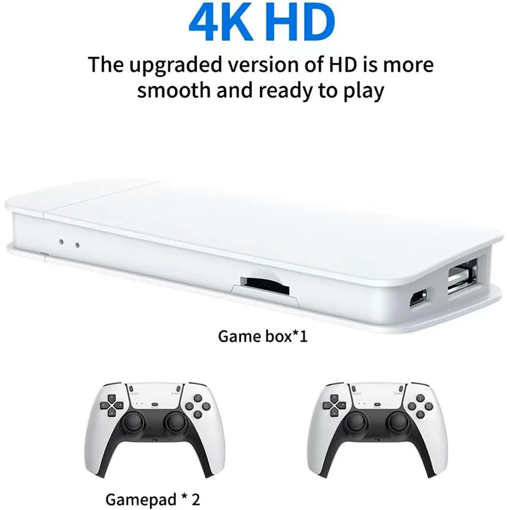 Imagem 4 de 5 do produto Novo Game  Retro M15 Pro 30.000 Jogos Jogos + 2 Controles HDMI