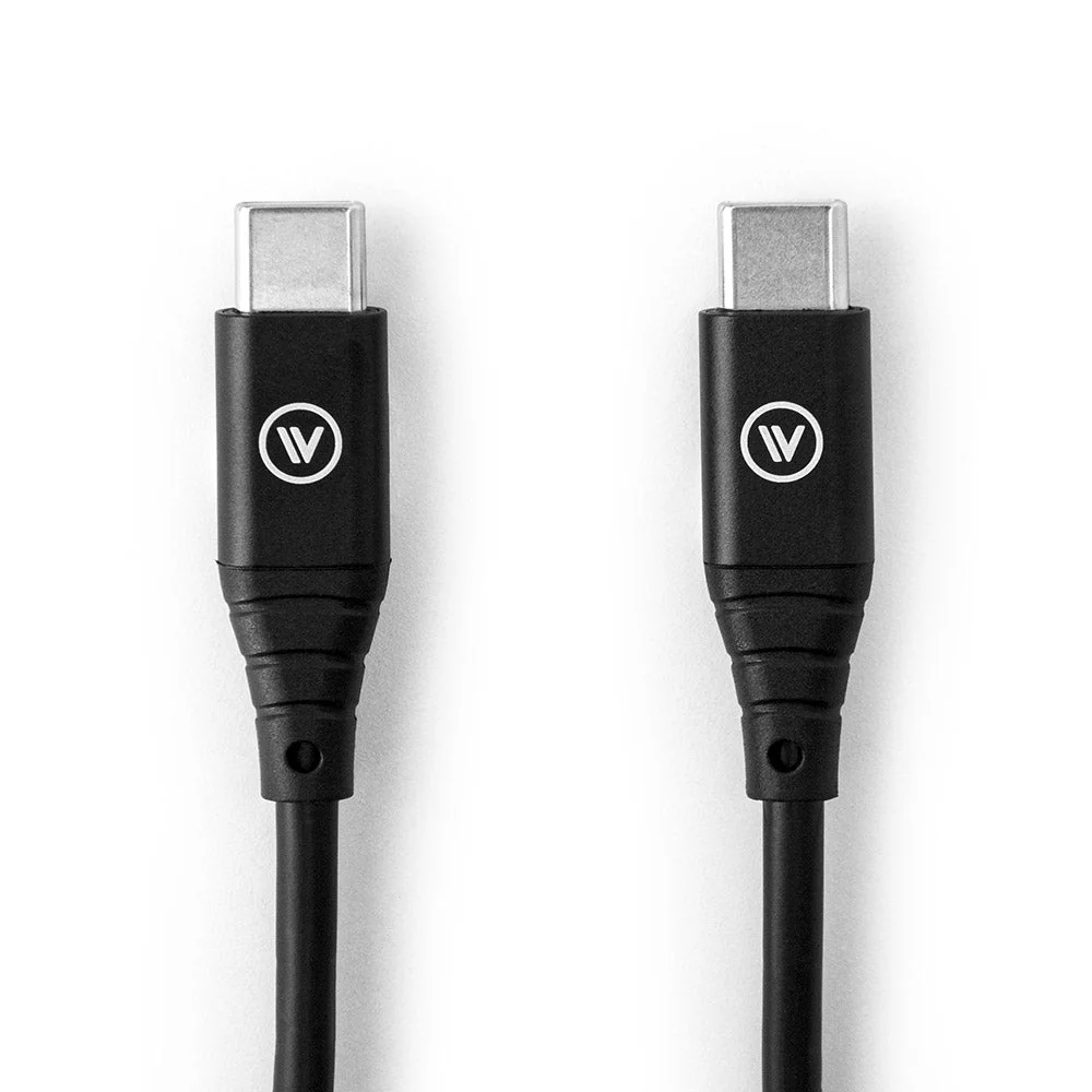 Imagem 3 de 4 do produto Cabo Premium Usb-c Para Usb-c Em Tpe Preto Hard Cable Iwill