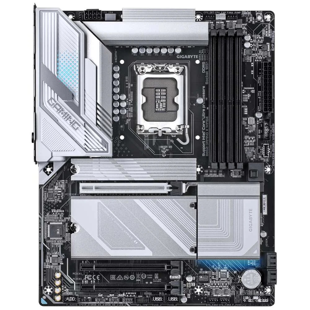 Placa Mãe Gigabyte B860 Gaming X Wifi6e LGA  1851 4xDDR5 Intel B860 Express  Atx 7