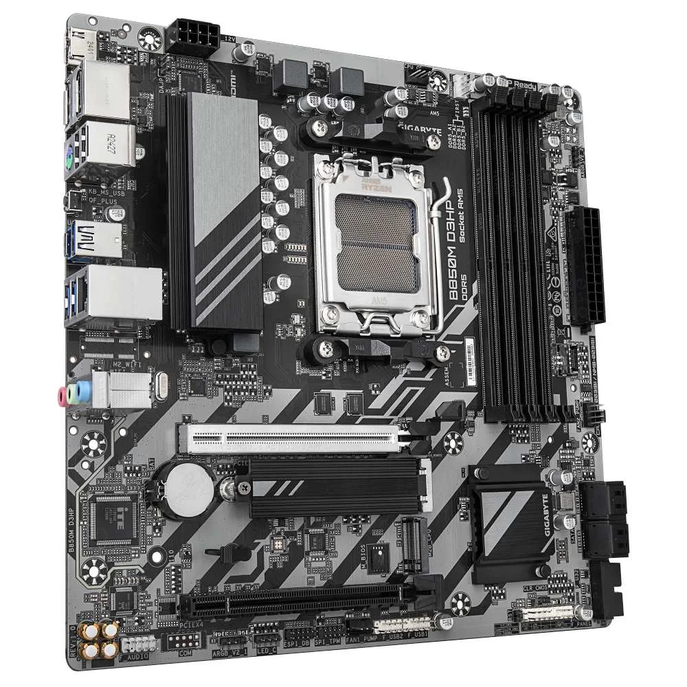 Placa Mãe Gigabyte B850m D3hp Am5 4xDDR5 Amd B850 Matx 6