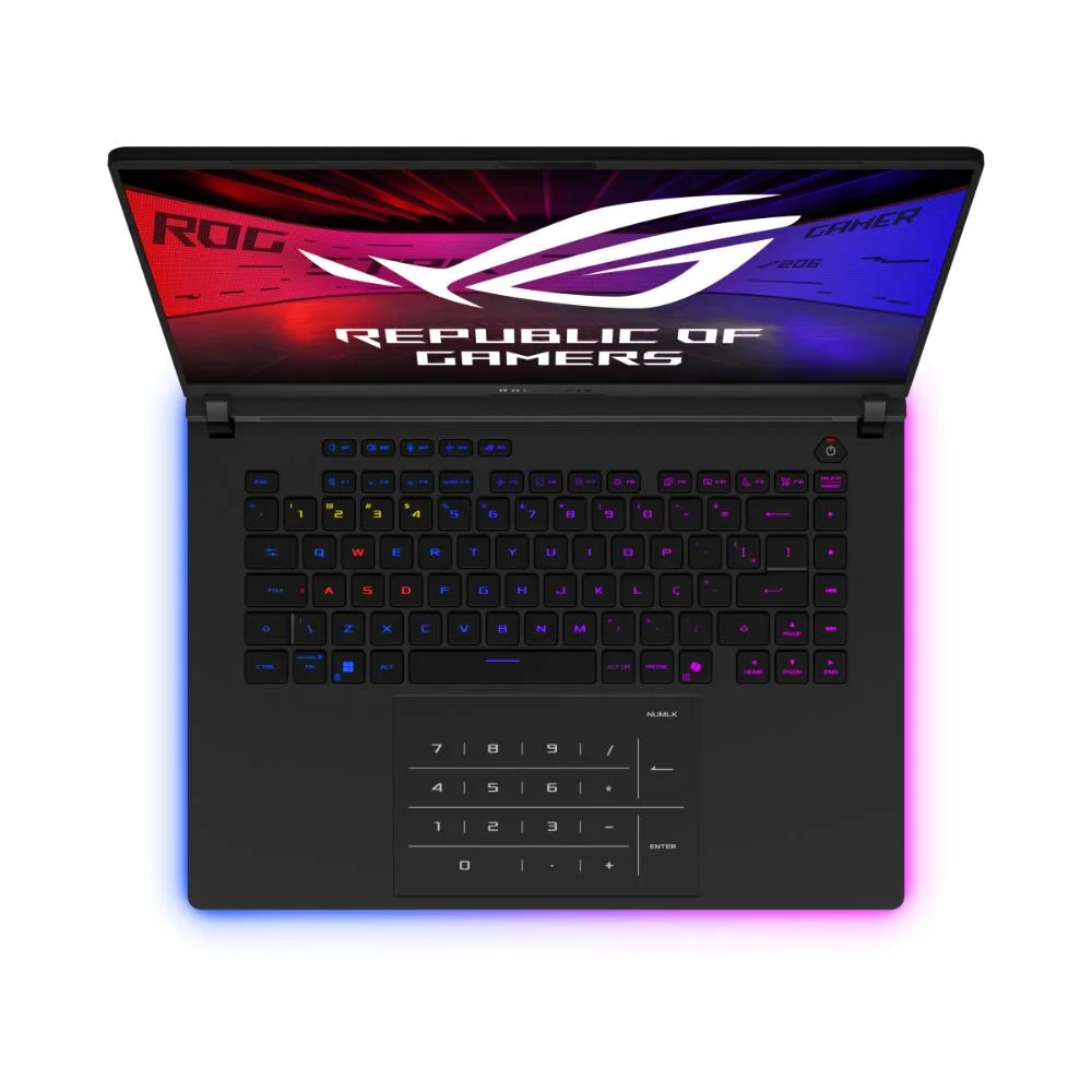 Notebook Gamer Rog Strix Scar G16 G635lr Nvidia RTX5070 Ti Intel Core Ultra 9 275hx 32gb Ram 1TB SSD WINDOWS 11 Tela 16"" 240hz Fhd Black - Rw014w - view 10