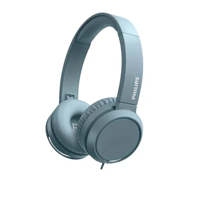 Fones Philips Tah4105 Leves Dobraveis E Com Isolamento De Ruidos Azul
