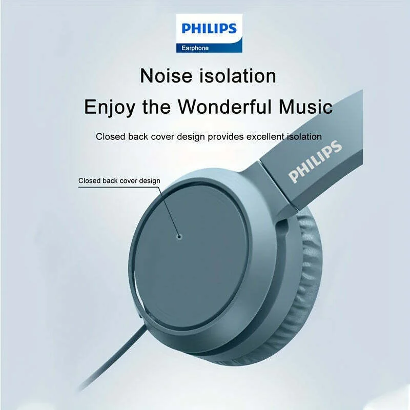 Imagem 2 de 3 do produto Fones Philips Tah4105 Leves Dobraveis E Com Isolamento De Ruidos Azul
