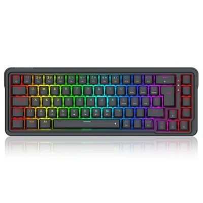 Teclado Mecanico Gamer Nova RGB Dragon Chant Linear K709-RGB Preto