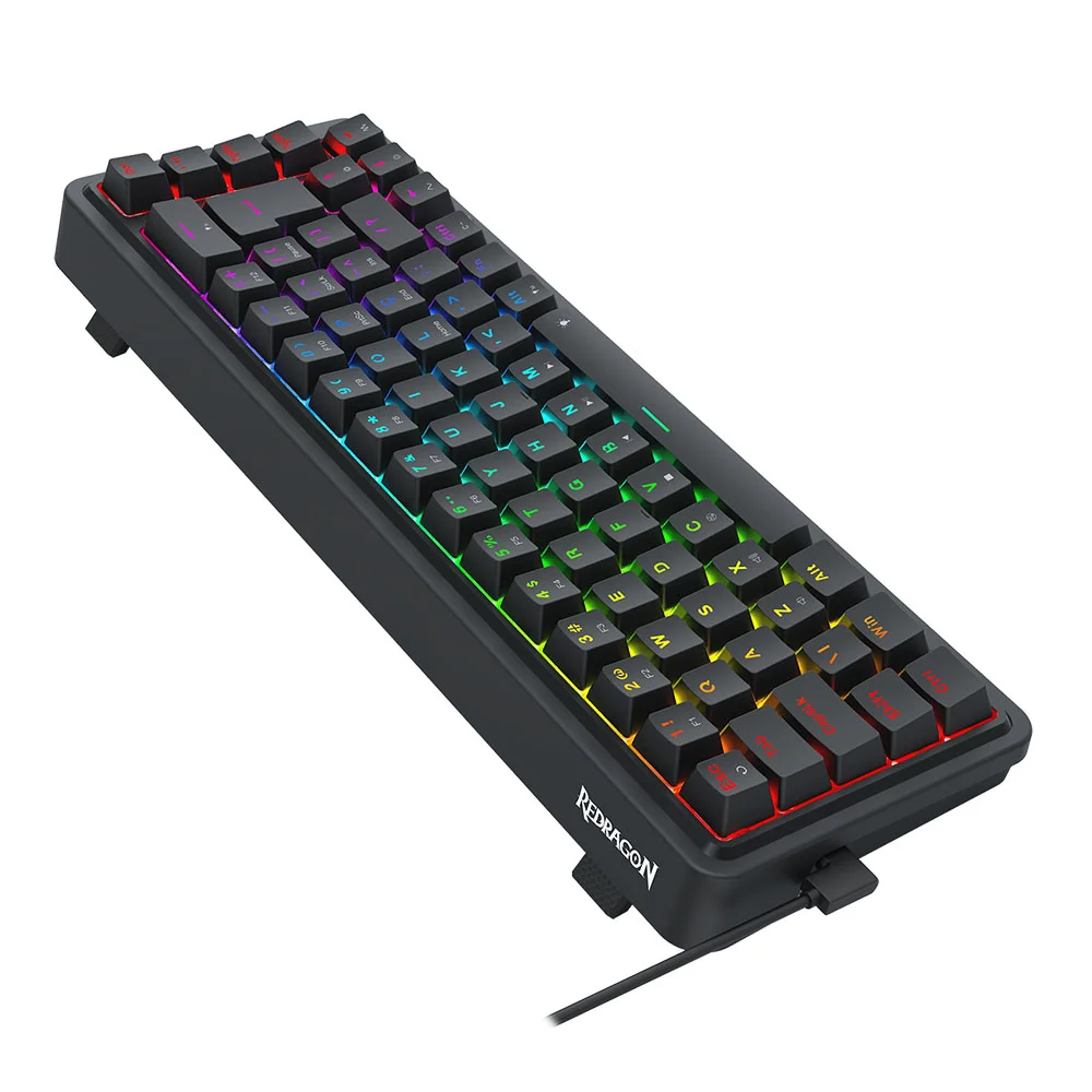 Imagem 2 de 5 do produto Teclado Mecanico Gamer Nova RGB Dragon Chant Linear K709-RGB Preto
