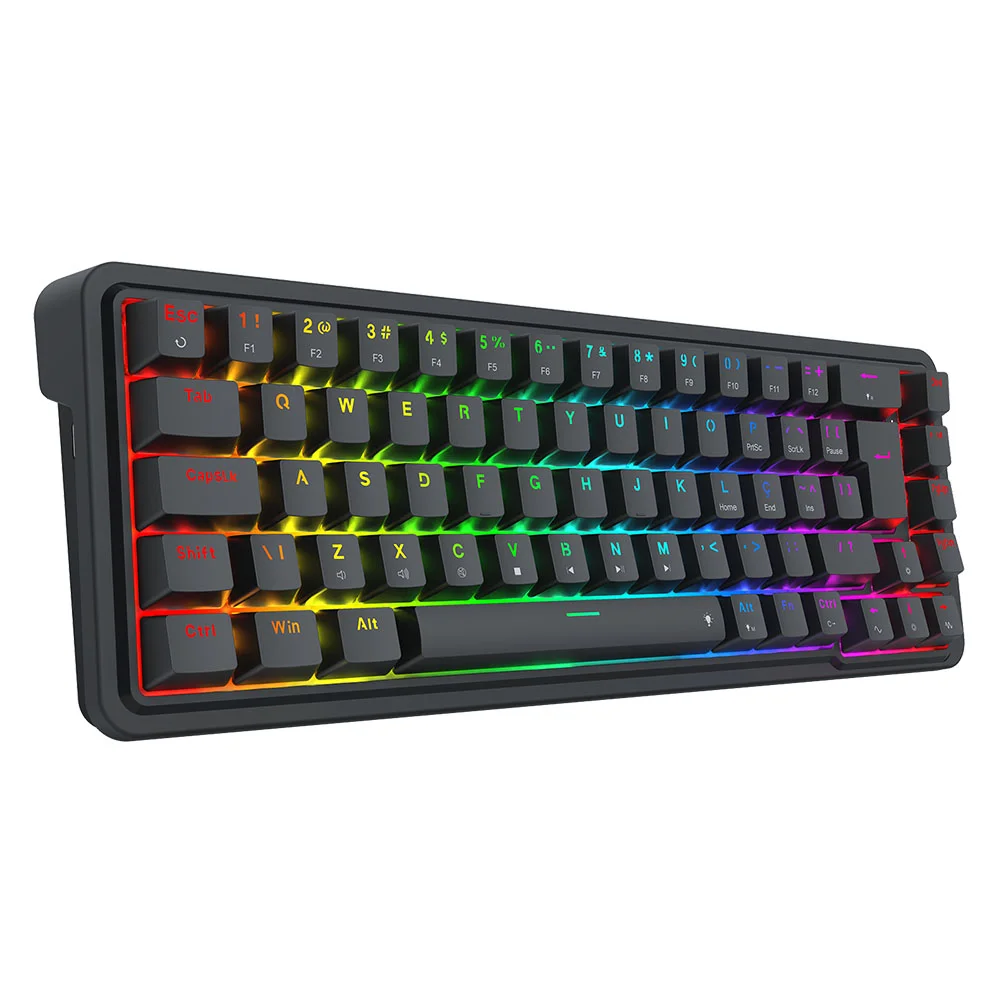 Imagem 3 de 5 do produto Teclado Mecanico Gamer Nova RGB Dragon Chant Linear K709-RGB Preto