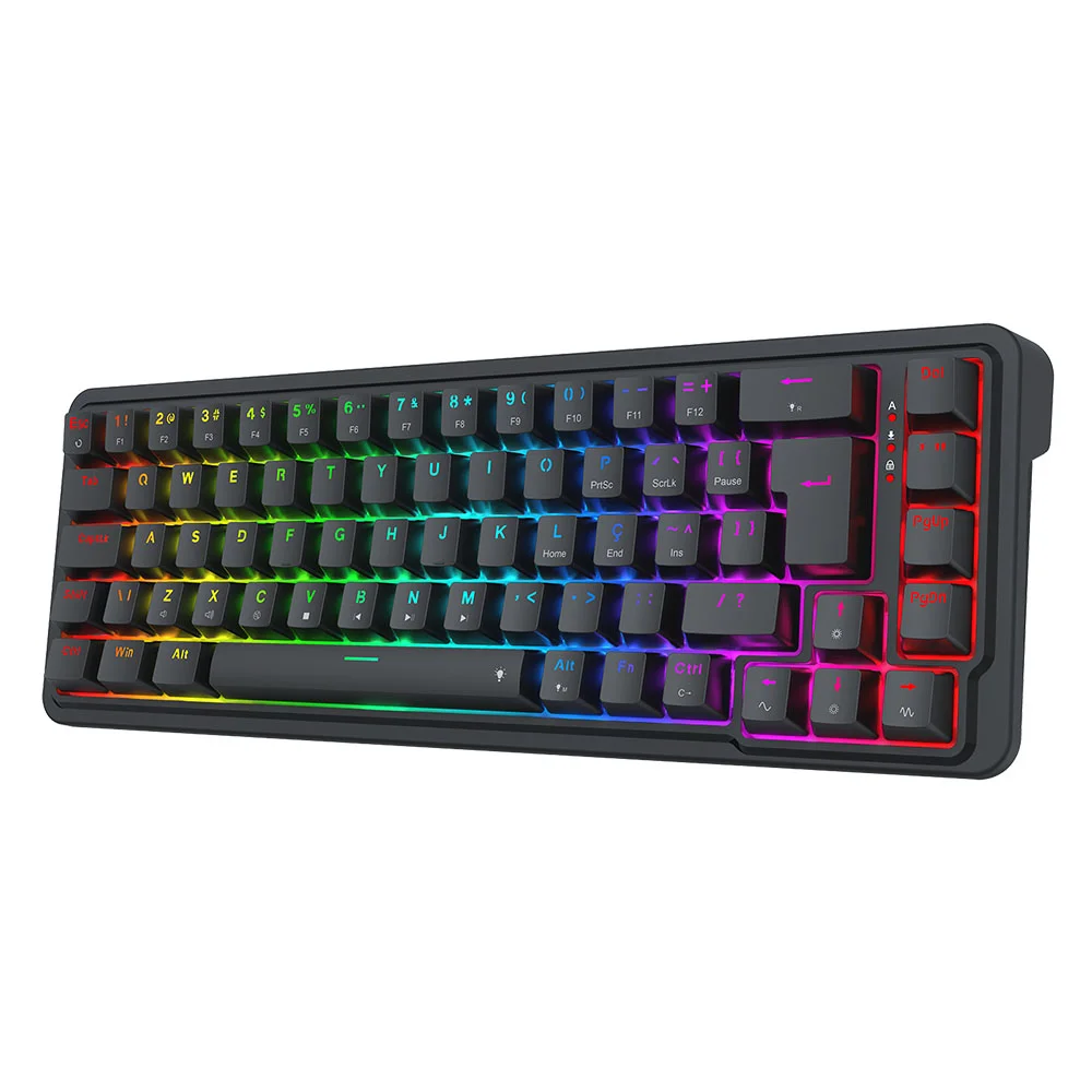 Imagem 4 de 5 do produto Teclado Mecanico Gamer Nova RGB Dragon Chant Linear K709-RGB Preto