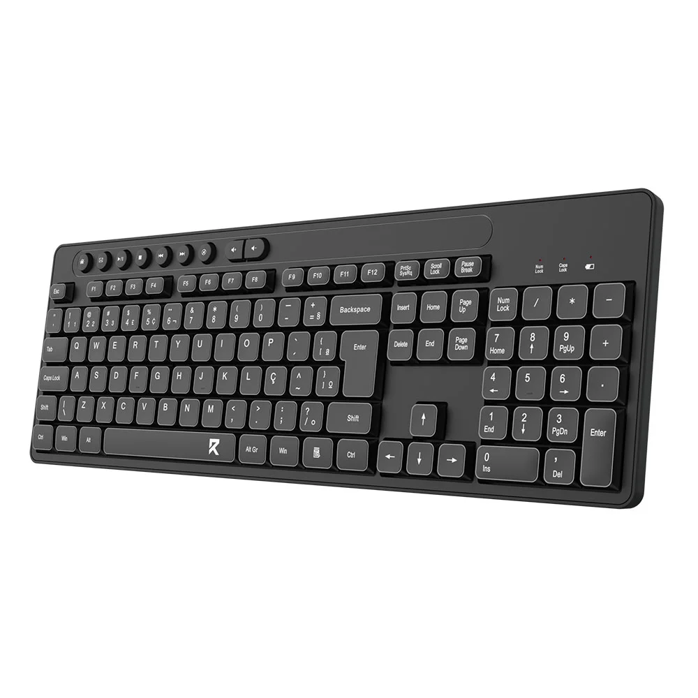 Imagem 2 de 5 do produto Teclado Sem Fio Office Redragon Bk-7094 Preto