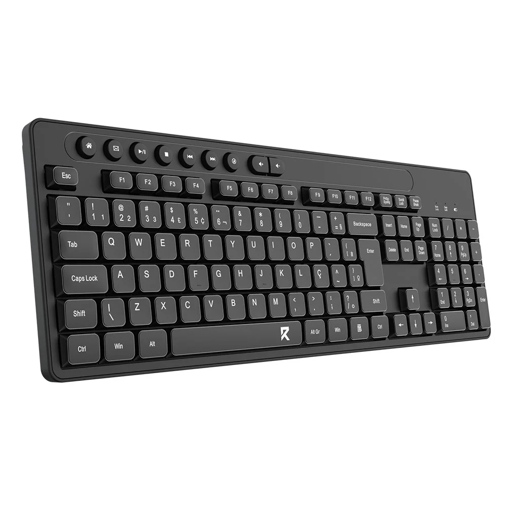 Imagem 5 de 5 do produto Teclado Sem Fio Office Redragon Bk-7094 Preto