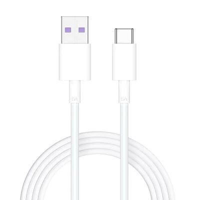 Cabo Usb A P/usb C Huntkey Macho Máx. 5a 1.2metro Branco