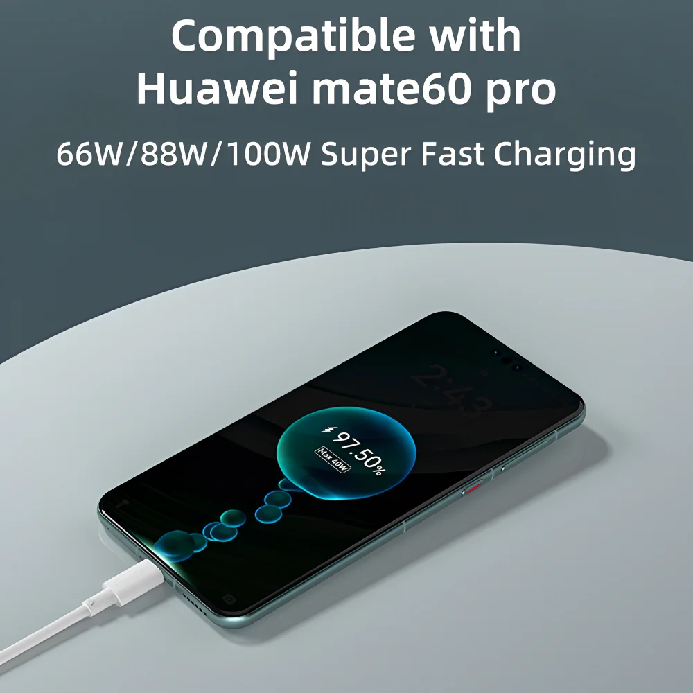 Imagem 2 de 5 do produto Cabo Usb A P/usb C Huntkey Macho Máx. 5a 1.2metro Branco