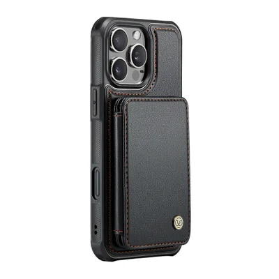 Capa Tipo Carteira Jeehood Iphone 16 Pro Max 6.9" Preto