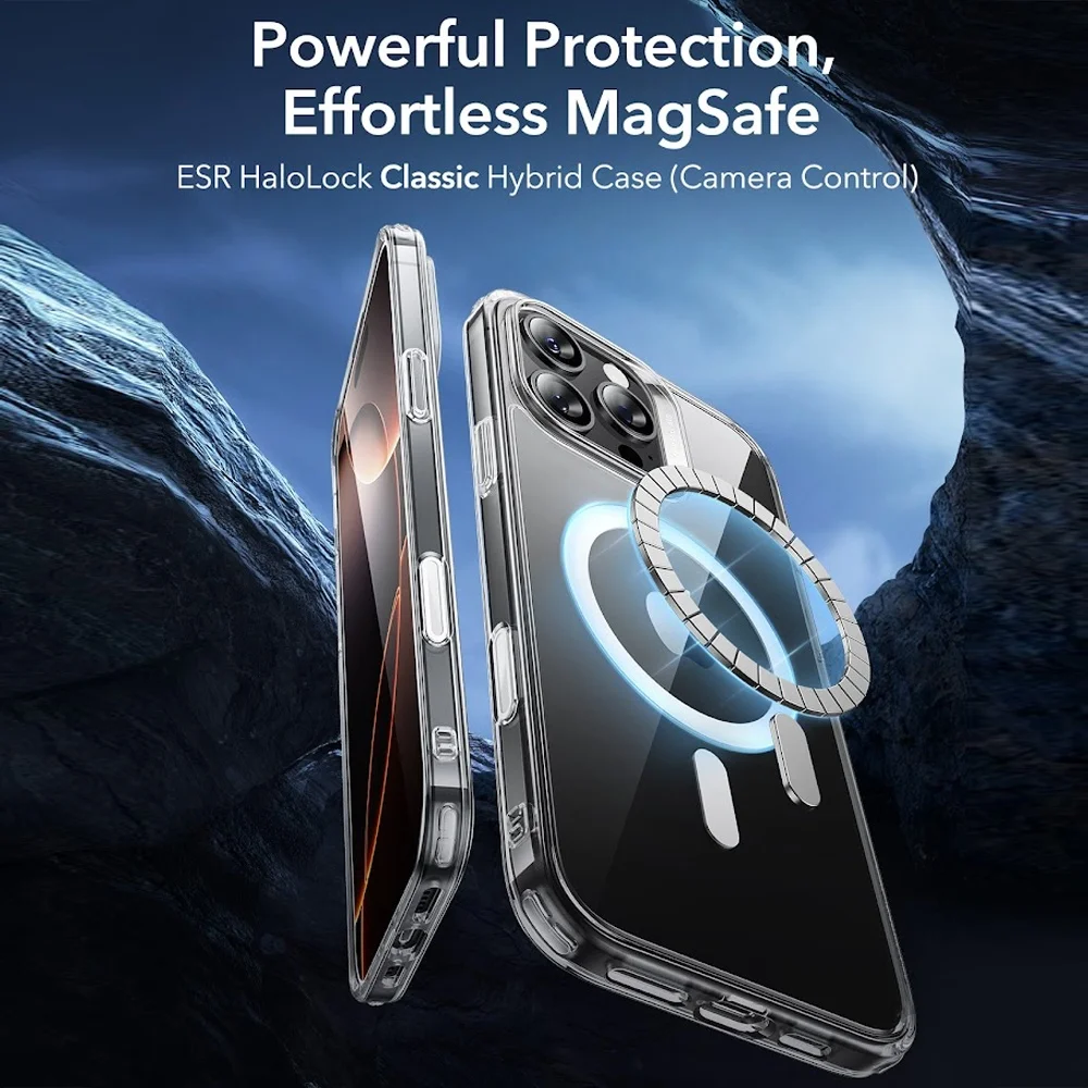 Imagem 4 de 5 do produto Capa Iphone 16 Pro Max Esr Com Botão Câmera Transparente