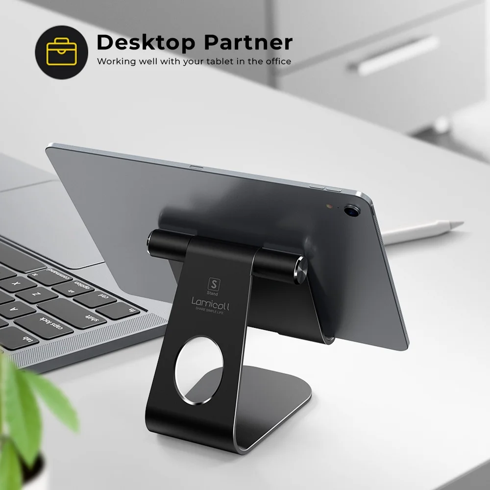 Imagem 4 de 5 do produto Suporte Para Tablet Lamicall S1 Design Portátil Preto