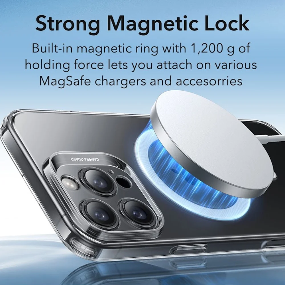 Imagem 2 de 5 do produto Capa Magsafe Esr Zero Pra Iphone 16 Pro Max Transparente