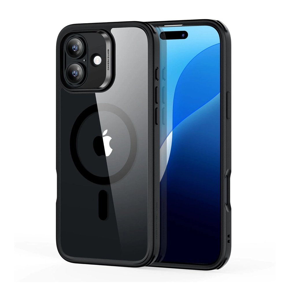 Capa Iphone 16 Plus Esr Classic Hybrid Preto Transparent