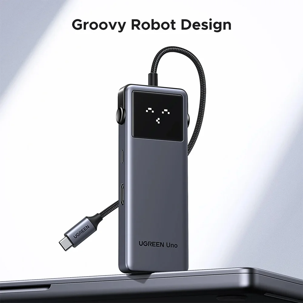 Imagem 4 de 5 do produto Hub Usb-c Uno Ugreen 6 Em 1 Pd100w HDMI 4k/60hz Preto