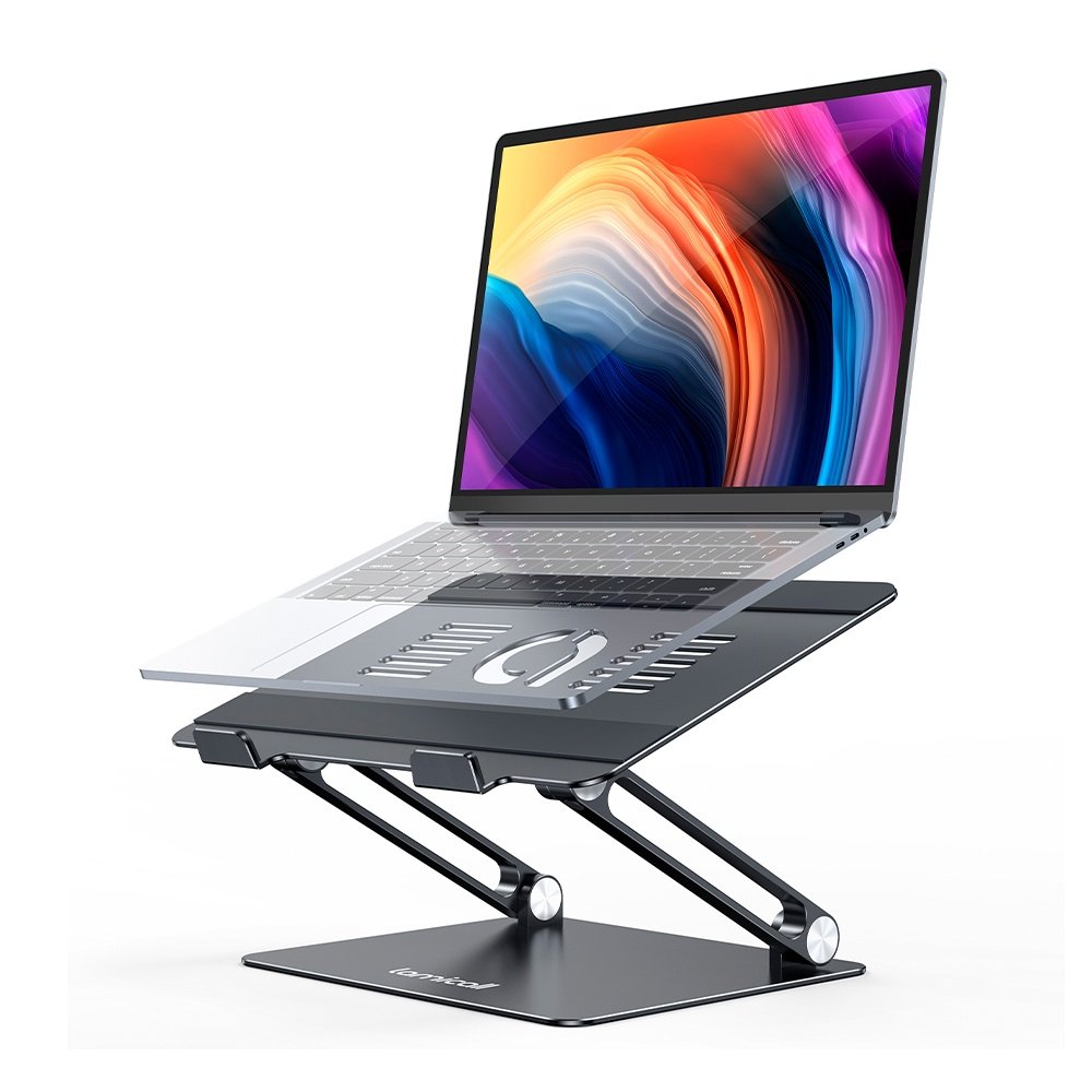 Suporte De Mesa Ajustável Lamicall Para Notebook Preto