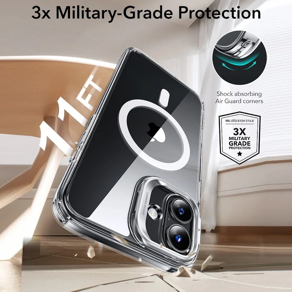 Imagem 2 de 5 do produto Capa Stash Stand + Película De Vidro Esr Para Iphone 16