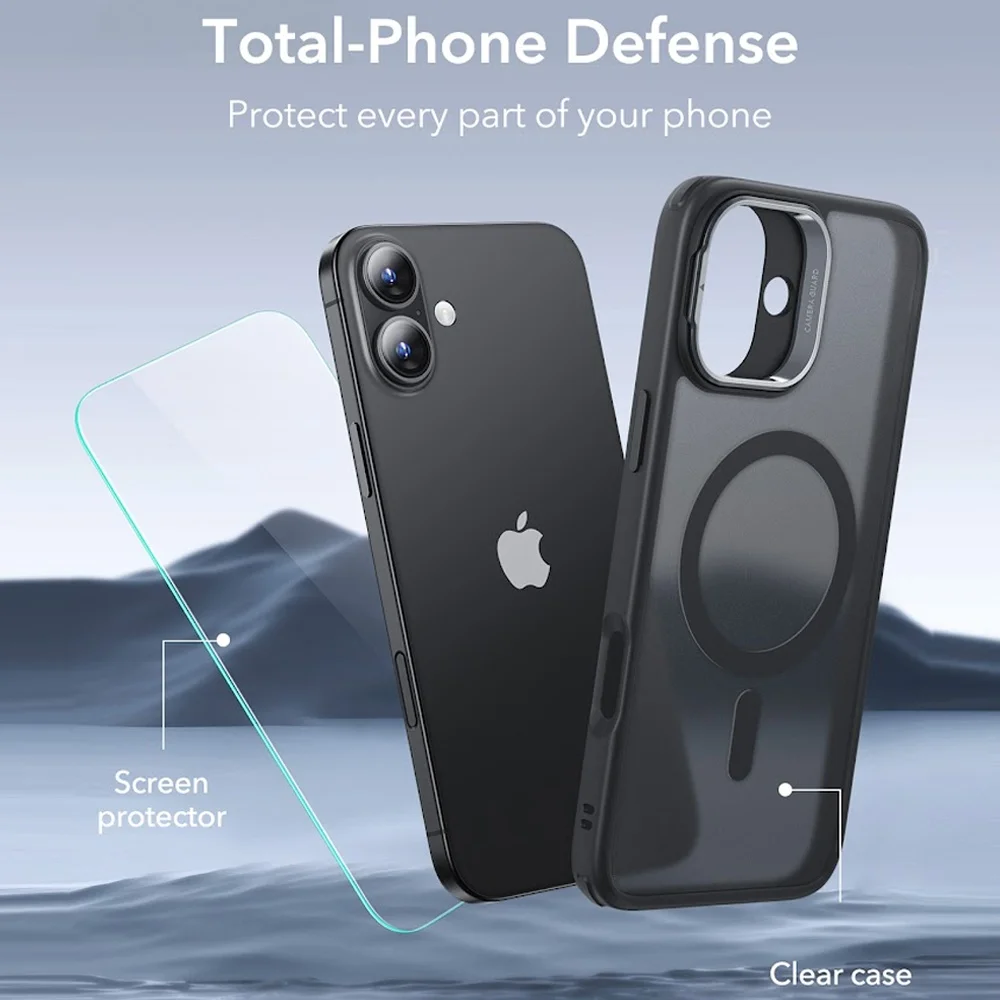 Imagem 4 de 5 do produto Capa Stash Stand + Película De Vidro Esr Para Iphone 16