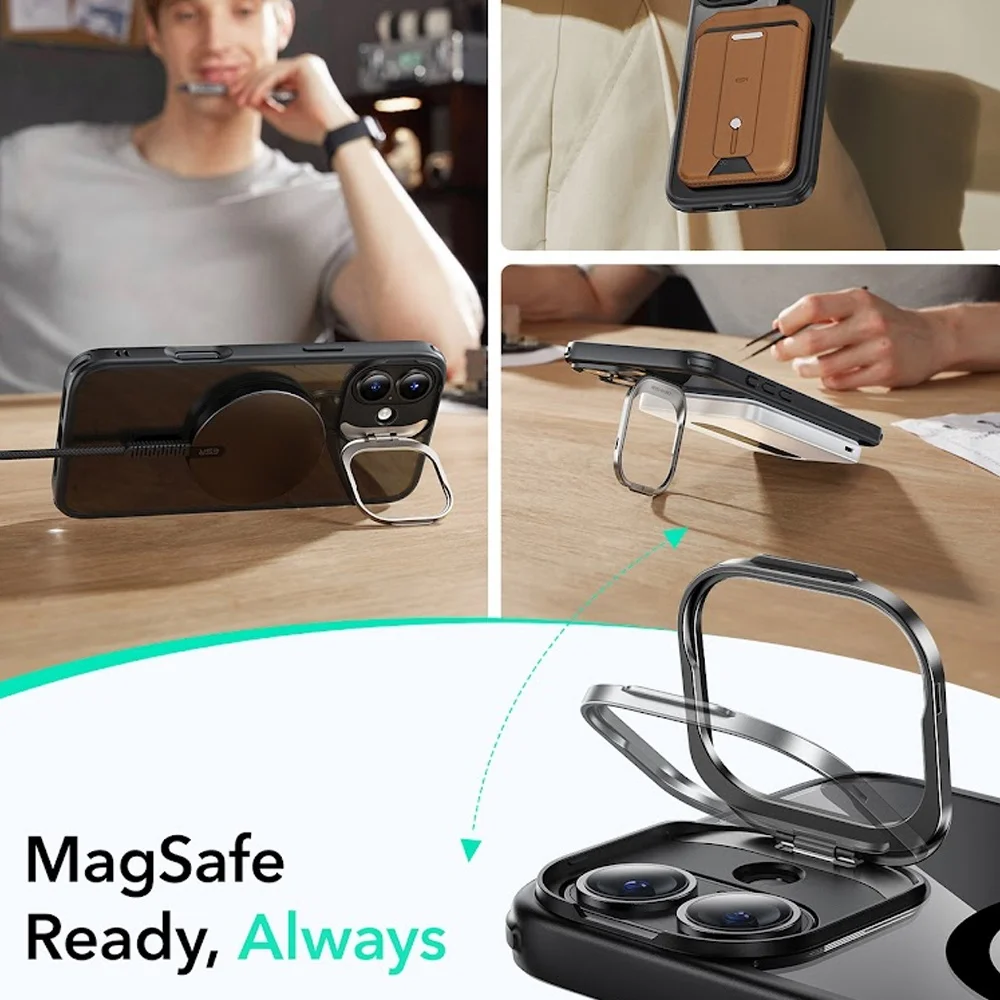 Imagem 5 de 5 do produto Capa Stash Stand + Película De Vidro Esr Para Iphone 16