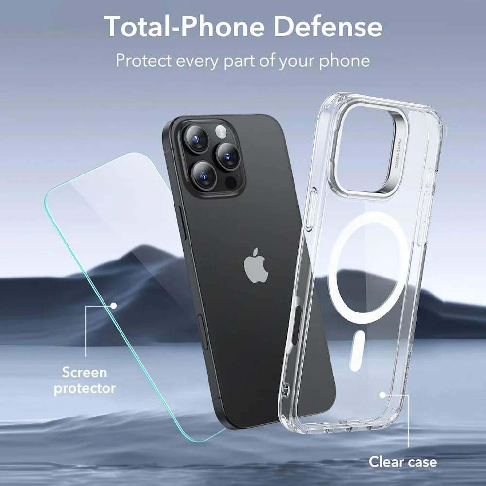 Imagem 4 de 5 do produto Capa Stash Stand + Película Vidro Esr Iphone 16 Pro Max