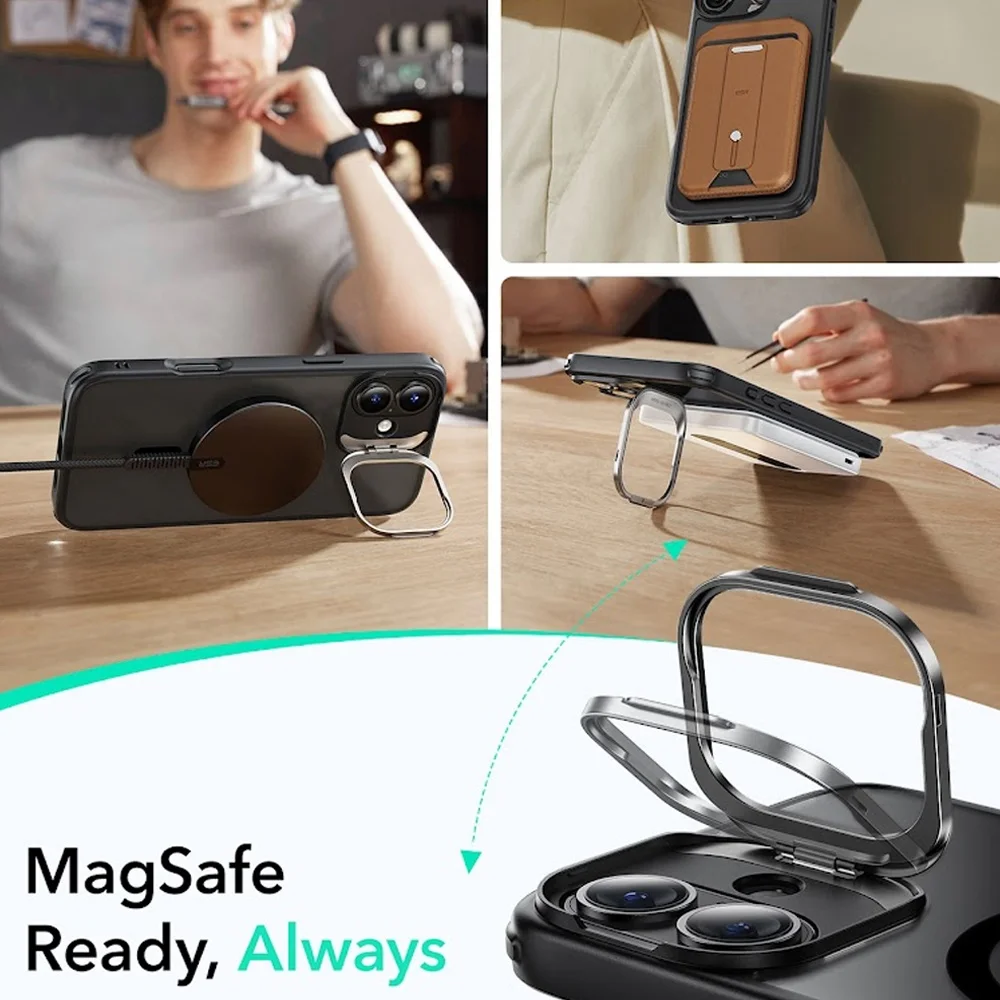 Imagem 5 de 5 do produto Capa Stash Stand + Película De Vidro Esr Para Iphone 16
