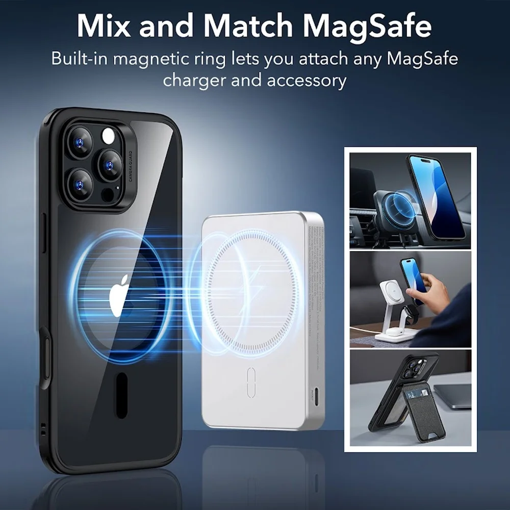 Imagem 3 de 5 do produto Capa Magsafe + Película Vidro Esr Para Iphone 16 Pro Max