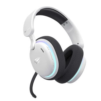 Fone De Ouvido Branco 3,5mm + Usb - Havit - Fuxi-h7 - Sem Fio