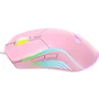 Mouse Gamer Havit Ms1029 RGB 7.200 Dpi 6 Botões Rosa Quartz