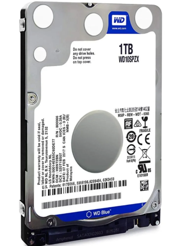 Hd Disco Rígido Interno 1 Tb 2.5" Para Notebook Hd Disco Rígido Interno 1 Tb 2.5" Para Notebook